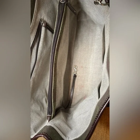 Dooney & Burke Signature Monogram Canvas Tote - Picture 11 of 17